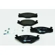 Jeu de 4 plaquettes de frein avant HELLA PAGID 8DB 355 017-501 - Visuel 1