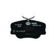 Jeu de 4 plaquettes de frein avant HELLA PAGID 8DB 355 017-601 - Visuel 3