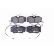 Jeu de 4 plaquettes de frein avant HELLA PAGID 8DB 355 017-741 - Visuel 1