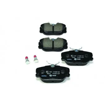 Jeu de 4 plaquettes de frein avant HELLA PAGID 8DB 355 017-761