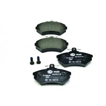 Jeu de 4 plaquettes de frein avant HELLA PAGID 8DB 355 017-901