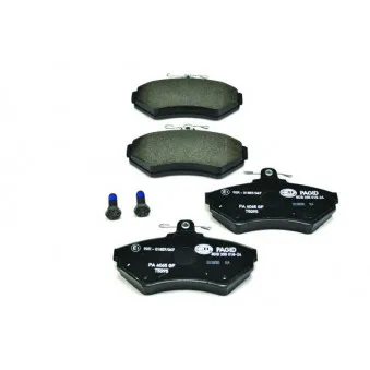 Jeu de 4 plaquettes de frein avant HELLA PAGID 8DB 355 018-241
