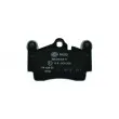 Jeu de 4 plaquettes de frein arrière HELLA PAGID 8DB 355 018-711 - Visuel 3