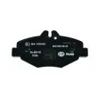 Jeu de 4 plaquettes de frein avant HELLA PAGID 8DB 355 018-731 - Visuel 3