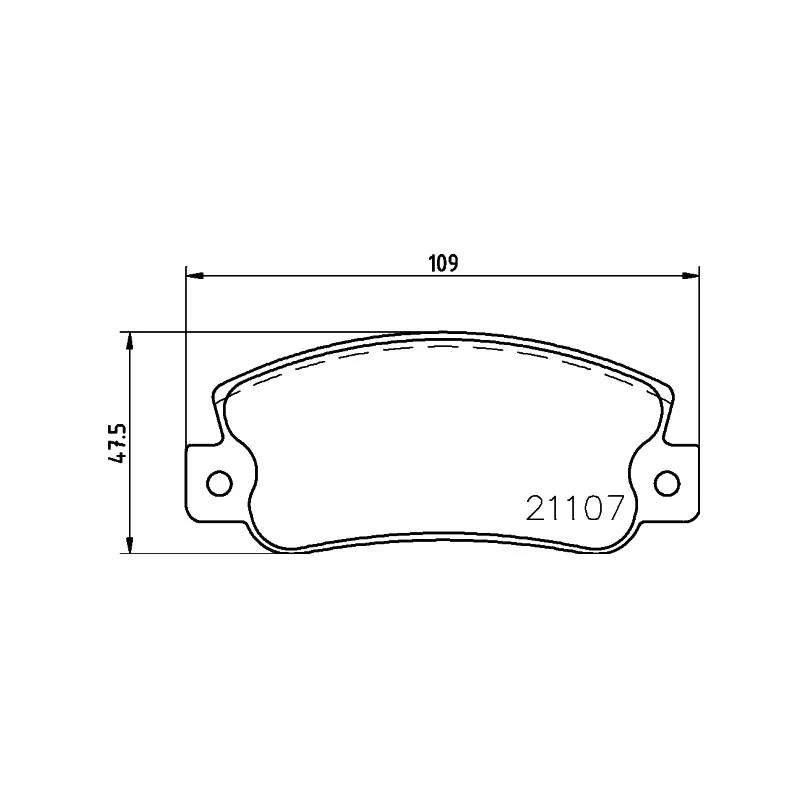 Jeu de 4 plaquettes de frein arrière HELLA PAGID 8DB 355 019-061