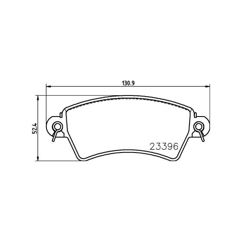 Jeu de 4 plaquettes de frein avant HELLA PAGID 8DB 355 019-341