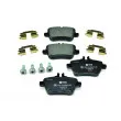 Jeu de 4 plaquettes de frein arrière HELLA PAGID 8DB 355 019-641 - Visuel 1