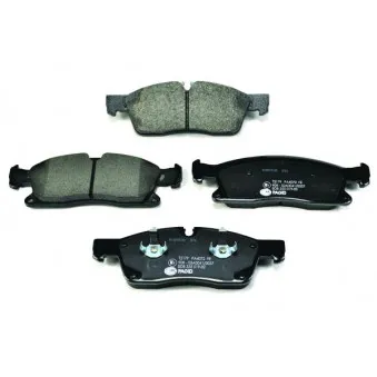 Jeu de 4 plaquettes de frein avant HELLA PAGID 8DB 355 019-821