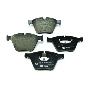 Jeu de 4 plaquettes de frein avant HELLA PAGID 8DB 355 020-121