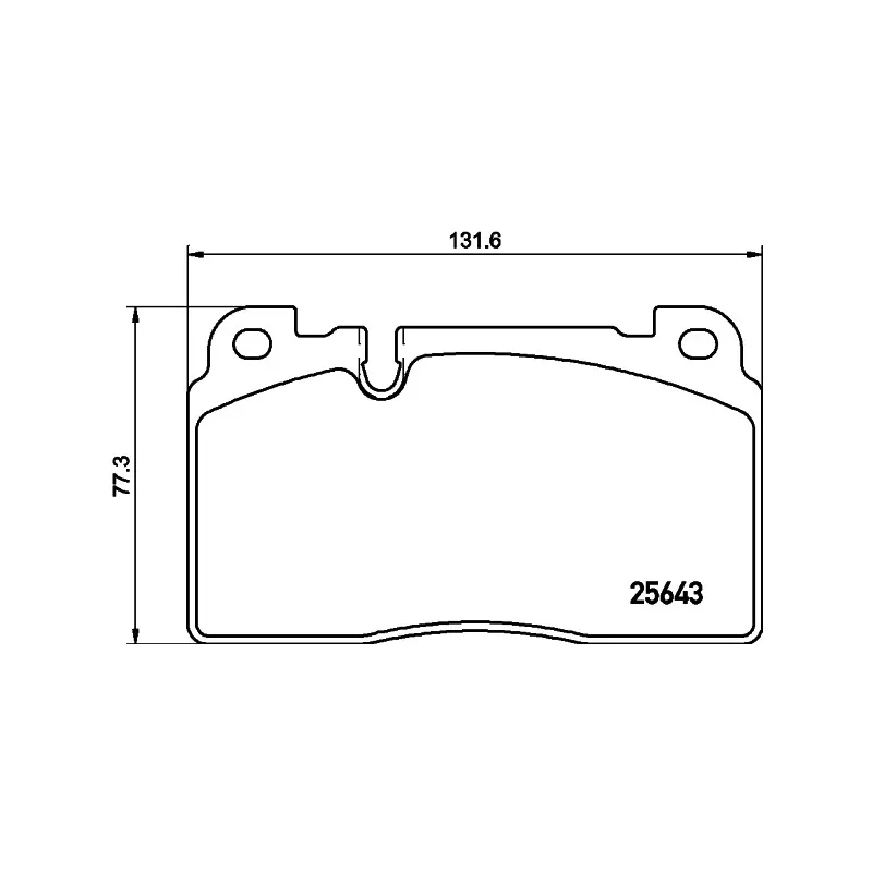 Jeu de 4 plaquettes de frein avant HELLA PAGID 8DB 355 020-241