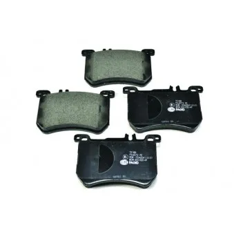 Jeu de 4 plaquettes de frein avant HELLA PAGID 8DB 355 020-491