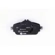 Jeu de 4 plaquettes de frein avant HELLA PAGID 8DB 355 021-541 - Visuel 3