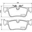 Jeu de 4 plaquettes de frein arrière HELLA PAGID 8DB 355 021-681 - Visuel 2