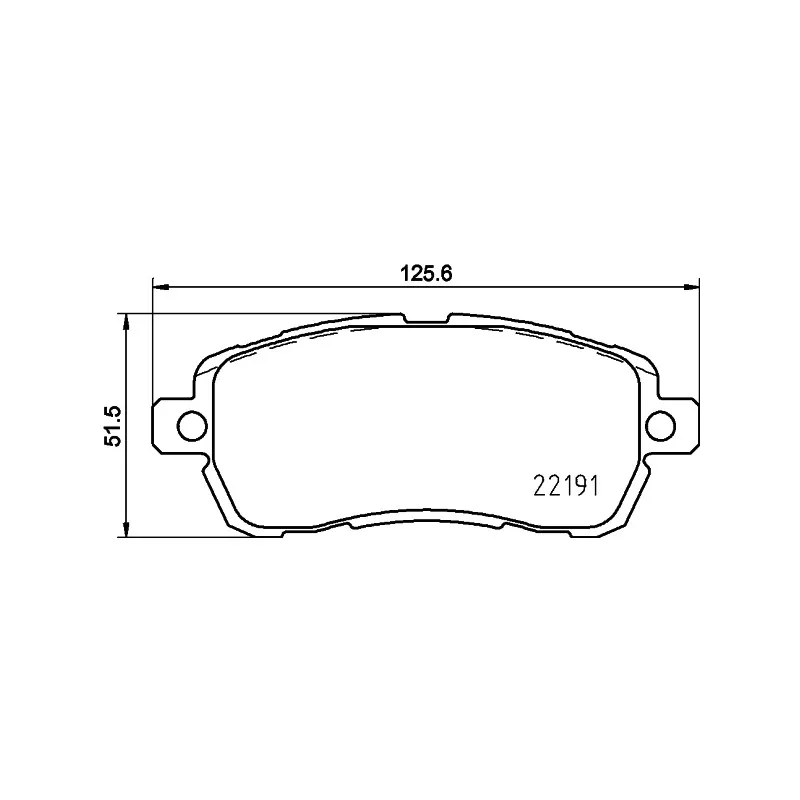 Jeu de 4 plaquettes de frein avant HELLA PAGID 8DB 355 031-721