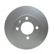 Jeu de 2 disques de frein avant HELLA PAGID 8DD 355 100-191 - Visuel 2