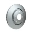 Jeu de 2 disques de frein avant HELLA PAGID 8DD 355 102-051 - Visuel 3