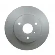 Jeu de 2 disques de frein avant HELLA PAGID 8DD 355 106-601 - Visuel 2