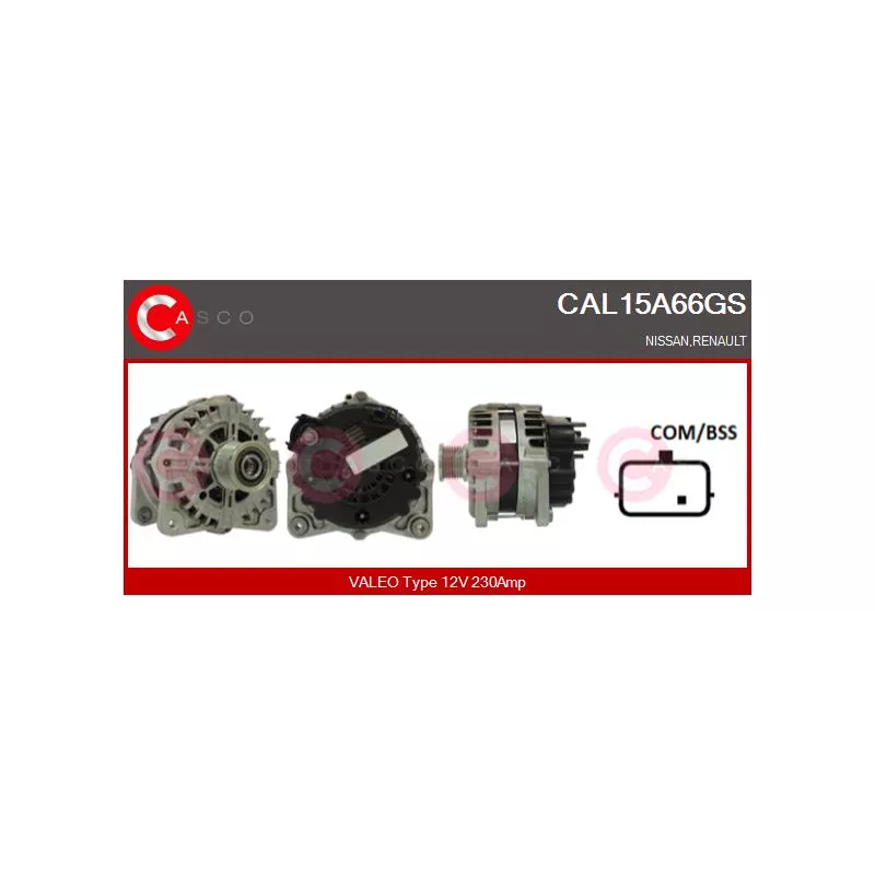 Alternateur CASCO CAL15A66GS