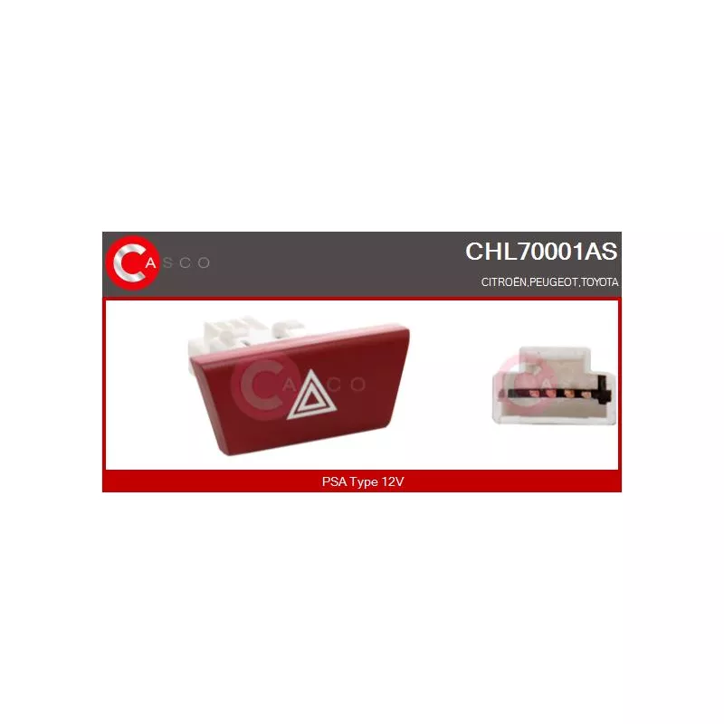 Interrupteur de signal de détresse CASCO CHL70001AS