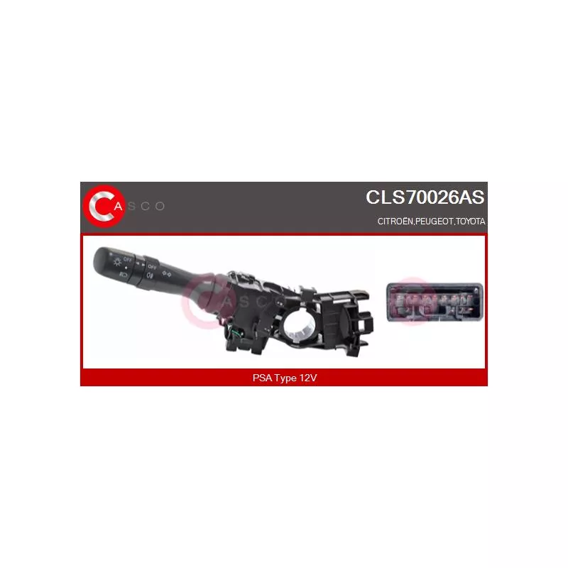 Commutateur de colonne de direction CASCO CLS70026AS