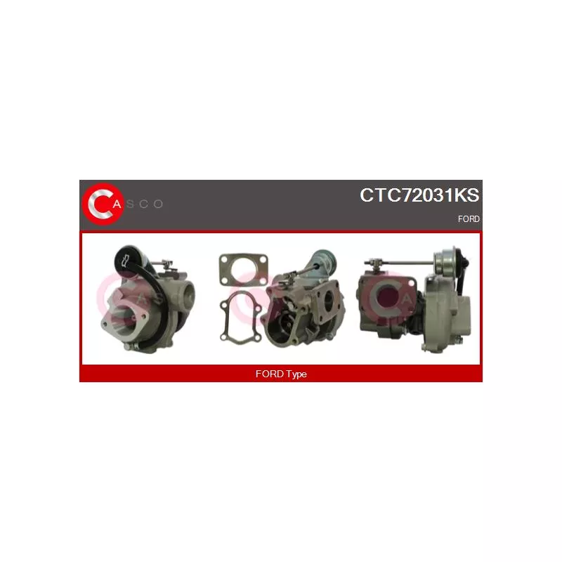 Turbocompresseur, suralimentation CASCO CTC72031KS
