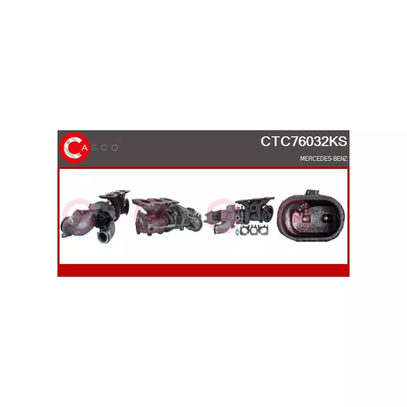 Turbocompresseur, suralimentation CASCO CTC76032KS