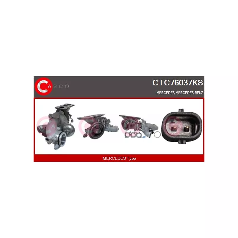 Turbocompresseur, suralimentation CASCO CTC76037KS