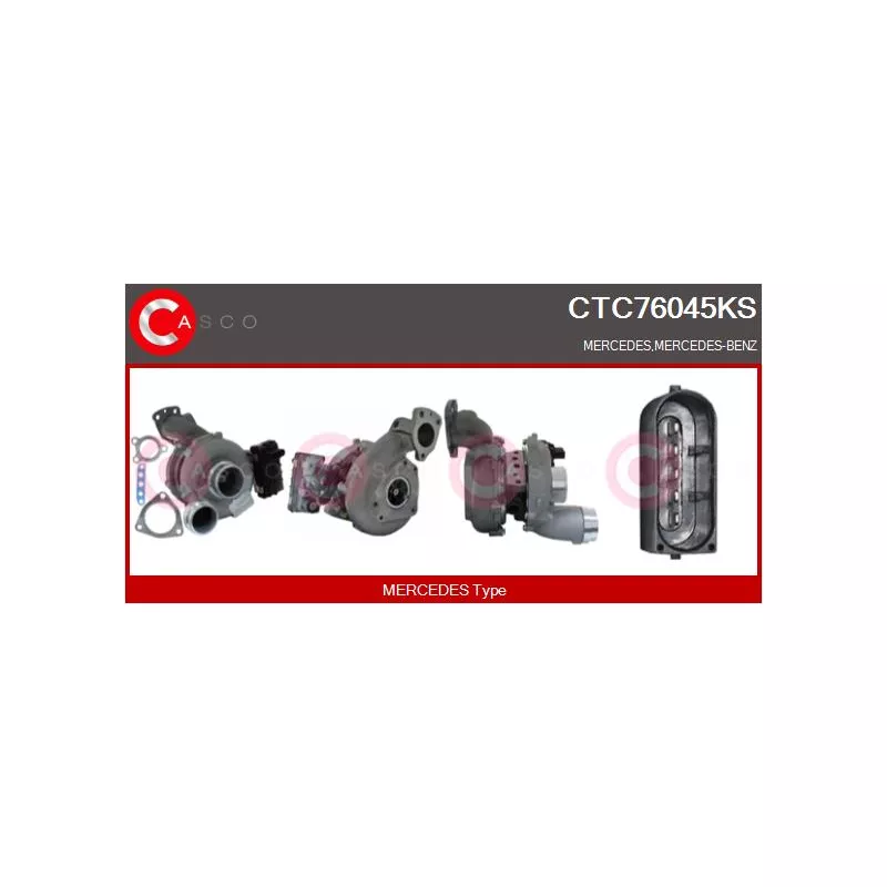 Turbocompresseur, suralimentation CASCO CTC76045KS