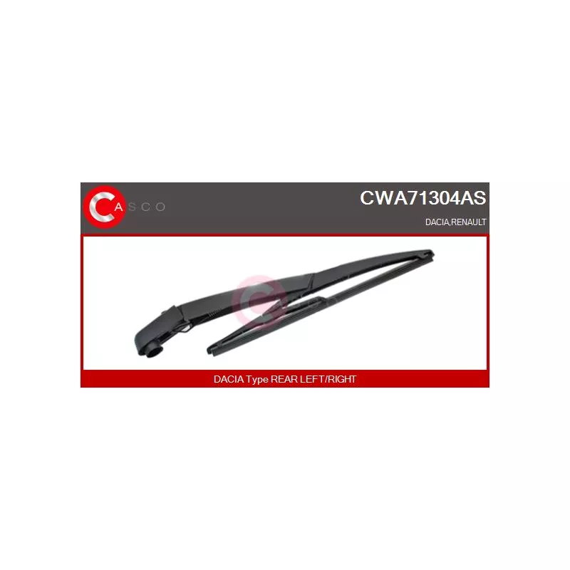 Bras d'essuie-glace, nettoyage des vitres CASCO CWA71304AS