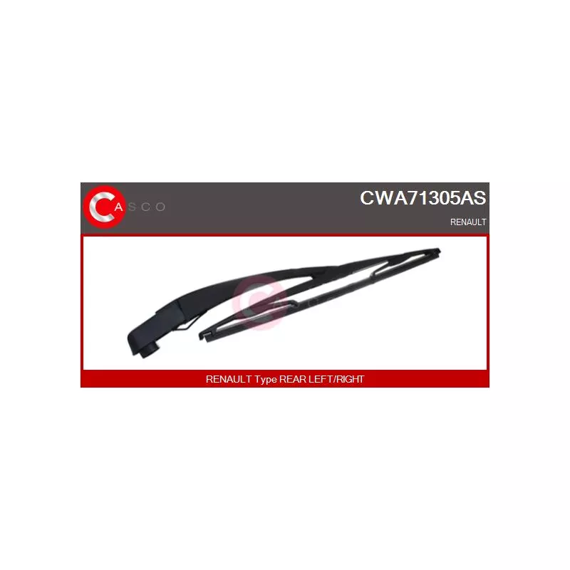 Bras d'essuie-glace, nettoyage des vitres CASCO CWA71305AS