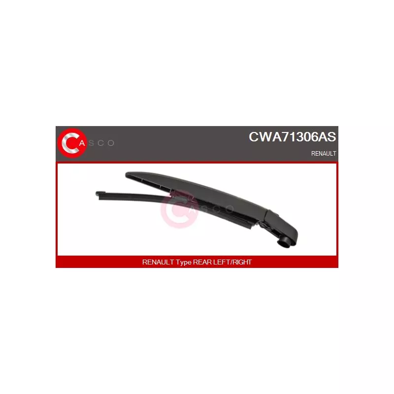 Bras d'essuie-glace, nettoyage des vitres CASCO CWA71306AS