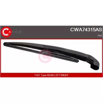 Bras d'essuie-glace, nettoyage des vitres CASCO CWA74315AS