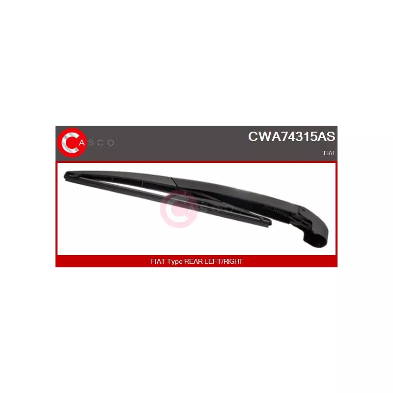 Bras d'essuie-glace, nettoyage des vitres CASCO CWA74315AS