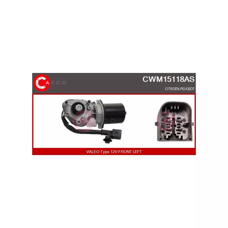 Moteur d'essuie-glace CASCO CWM15118AS