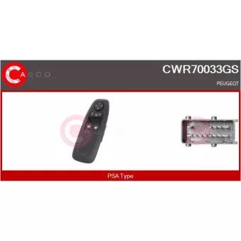 Interrupteur, lève-vitre CASCO CWR70033GS