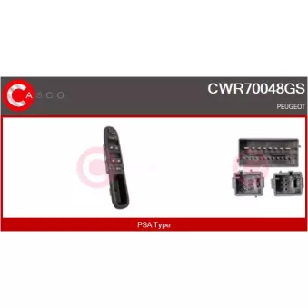 Interrupteur, lève-vitre CASCO CWR70048GS