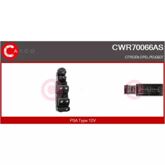 Interrupteur, lève-vitre CASCO CWR70066AS