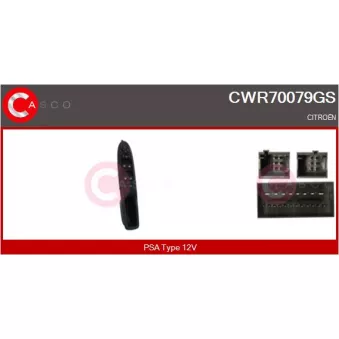 Interrupteur, lève-vitre CASCO CWR70079GS