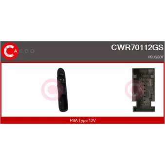 Interrupteur, lève-vitre CASCO CWR70112GS