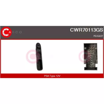 Interrupteur, lève-vitre CASCO CWR70113GS
