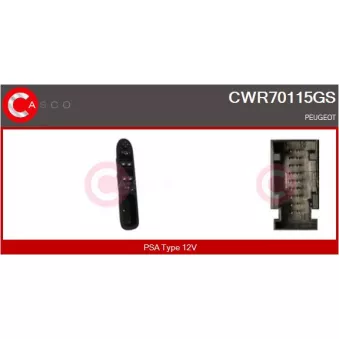 Interrupteur, lève-vitre CASCO CWR70115GS