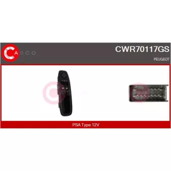Interrupteur, lève-vitre CASCO CWR70117GS