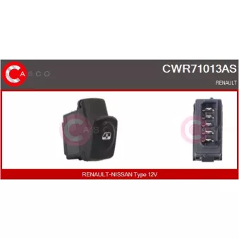 Interrupteur, lève-vitre CASCO CWR71013AS