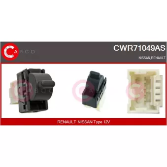 Interrupteur, lève-vitre CASCO CWR71049AS