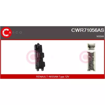 Interrupteur, lève-vitre CASCO CWR71056AS