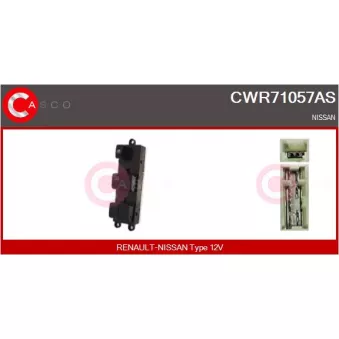 Interrupteur, lève-vitre CASCO CWR71057AS