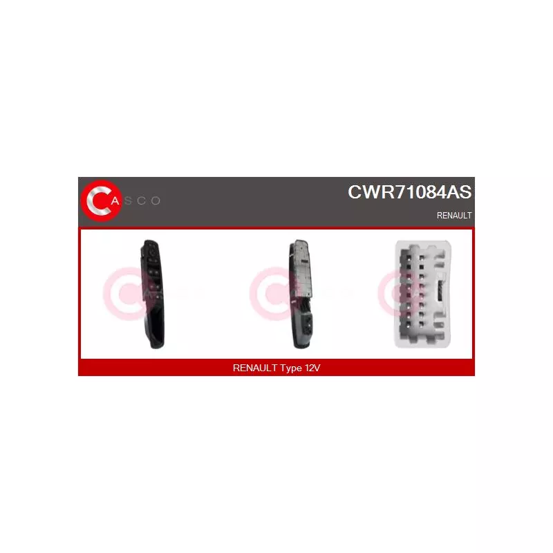 Interrupteur, lève-vitre CASCO CWR71084AS