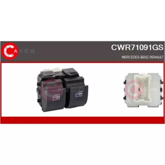 Interrupteur, lève-vitre CASCO CWR71091GS