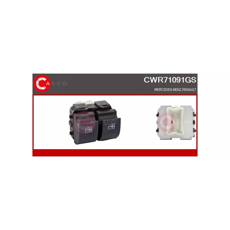 Interrupteur, lève-vitre CASCO CWR71091GS