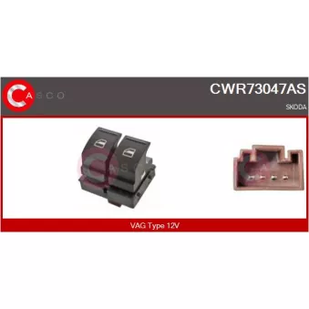 Interrupteur, lève-vitre CASCO CWR73047AS